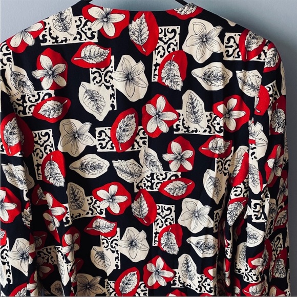 NWT Vintage Doncaster Floral print wool blazer - Picture 4 of 8